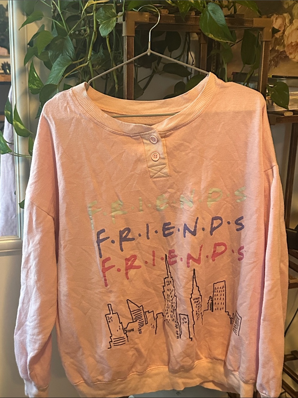 Friends Logo Pink Sweatshirt